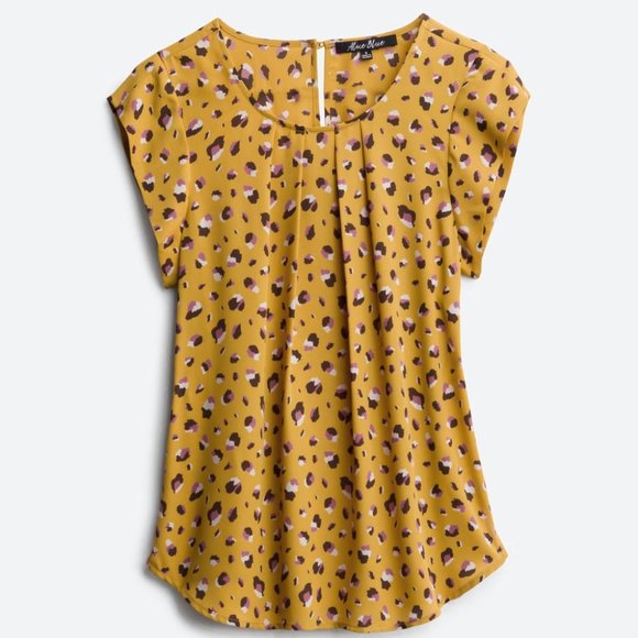 Alice Blue Tops - XL Alice Blue Ambriz Pleat Front Detail Bl…